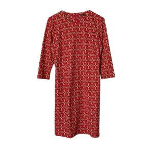 J. McLaughlin Red and White Mini Dress